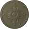 Ekena Millwork Milton Ceiling Medallion (Fits Canopies up to 7 7/8"), 40 5/8"OD x 1 3/4"P, Spartan Stone CM40MISSF - alternate 1